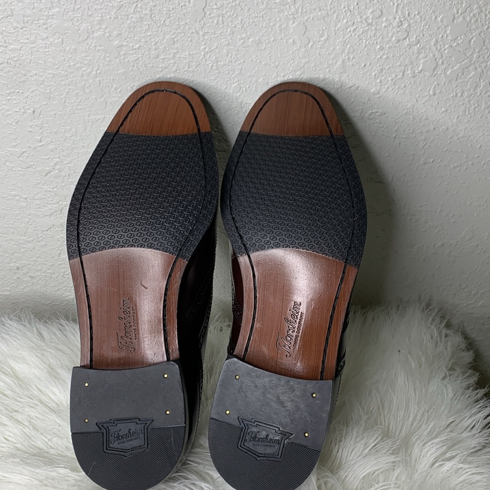 FLORSHEIM Men's Lexington Wing-Tip Oxford - Picture 6 of 13